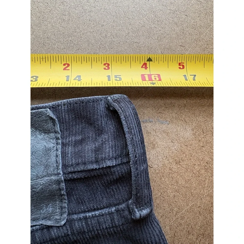 LEVIS Black Corduroy Pants‎ Mens 31x27 Straight Fit Cord Jeans Casual